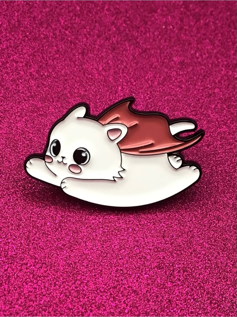 Super Cat Enamel Pin